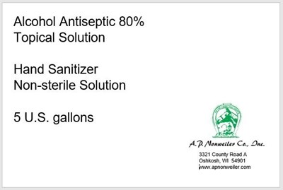 5 Gallons (Apn Hand Sanitizer 5 Gallons)